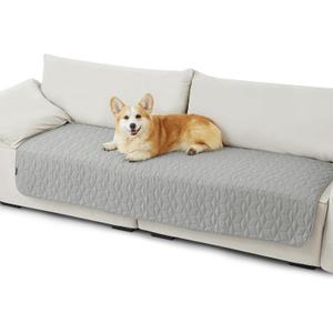 Bedsure 100% Waterproof Couch Cover for Dogs Washable - Non Slip Waterproof Dog Blanket for Couch Sofa, Lightweight Furniture Protector Durable for Pet Cat Puppy with Non-Slip Bottom, Grey, 30x70IN