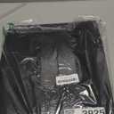 CADONO File Organizer Box with Lid, Large Hanging File Folder Organizer with Plastic Slide, Collapsible Portable Filing Storage Boxes for Office/Decor/Home (Black, 14.9 x 12.59 x 10.8 inch) (1Pack)