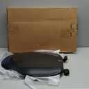 Centoco Black Toilet Seat Elongated, Toilet Seat Cover, Closed Front with Cover, Residential, Top Mount Plastic Hinge, Plastic, Made in the USA, 600-407