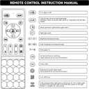 New Fan Replacement Remote Control fit for ZHMDJDSH, Ayaoty, LEDIARY, for ZMISHIBO KDG LUDOMIDE DIAMONDFORGE Spnoid FUMLTP BESKETIE Ohniyou XuanDe Spnoid AQUBT Other Brand Ceiling Fan with Lights