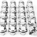 M12x1.5 Lug Nuts, 12x1.5mm Wheel Lug Nuts Compatible with Toyota Avalon Camry Highlander Prius Sienna, Lexus IS300 LFA CT200h HS250h GS450h, Mitsubishi Lancer Eclipse, 20PCS Lug Nut Set with Mag Seat (Silver)