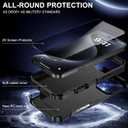 Magnetic for iPhone 17 Pro Max Case [Compatible with MagSafe] [Shockproof] [Heavy Duty Protection] Pocket-Friendly & Tough Non-Slip Protective Phone Cover for iPhone 17 promax 6.9", Black
