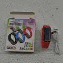 Sensory Wrist Timer for Kids, Teachers, Students, Simple Reminder Watch with Silent Alarm Clock Wristband, Classroom Countdown (Red)