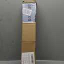 DEZ FURNISHINGS Cordless No Tool 1" Magnet Mini Blinds for Metal Doors, Room Darkening, 25" W x 42" H, White