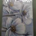 Belmrxne Flower Painting Blue Wall Art Modern Canvas Hanging Wall Decor Rustic Canvas Painting for Living Room Bedroom Dining Room Office Home Decor 24x48 inch