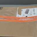 C-Shaped Side Table for Couch - Small Coffee Stand Sofa Tray Desk with Metal Frame and Waterproof Scratch Resistant, Modern End Accent for Living Room, Bedroom, Small Spaces, Rustic Brown