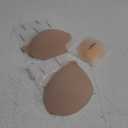 Lolaura Invisible Sticky Bra for Women - Strapless Adhesive Bra, Seamless Push up Lightweight, Perfect for Backless Dresses, Reusable & Washable, with 1 Pair 3inch Nipple Cover, Nude B