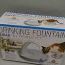 Pioneer Pet Swan Pet Drinking Fountain for Cats and Dogs  80oz Capacity, Great for Multiple Pets – Great for Pets Who Love the Faucet  Bubbler and Bowl Dispenser Design Keeps Water Moving