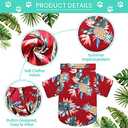 Weewooday 4 Pieces Small Pet Summer T-Shirts Hawaii Style Floral Pet Dog Shirt Breathable Cool Clothes Beach Seaside Puppy Sweatshirt for Puppy(Cute Style,X-Large)
