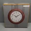 Bernhard Products Large Wall Clock 18" Quality Quartz Silent Non Ticking, Battery Operated for Home/Living Room/Over Fireplace, Beautiful Decorative Timeless Stylish Bronze XL Clocks, Easy to Read