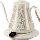 Cocinare x Chanoir FLOW M9 Pro Electric Kettle, Art de Paris Collaboration, Premium Gift Box Packaging with Coffee Mat, 0.5 Temp Control for Coffee & Tea (Chanoir White)