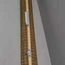 UNISHADES Cordless Bamboo Roman Shades for Windows, Blinds Size (46.5" W 48" H) Colour (Highfield Teak)