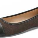 Ballet Flats Shoes for Women Round Toe Comfortable Womens Flats Slip On Dress Shoes Classic Black Work Flats for Women Casual Ballet Shoes, Size 6.5