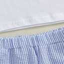 Toddler Bay Boy Girl Easter Clothes Bunny Embroidery Short Sleeve T-Shirt Tops Plaid Jogger Pants Set Spring Outfit 3-4T