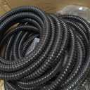 (1/2" Dia * 100 Feet) Yariwiz Black Special Extra Flexible Electrical Conduit Liquid Tight PVC Conduit Kit with 5 PCS Coupling, 5 PCS Elbow and 10 PCS Strap, Sealtight Seal Flex Liquidtight Wire