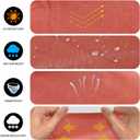 Comnova Griddle Cover for Blackstone Griddle Without Hood 36 Inch - 600D Flat Top Grill Cover for Blackstone 4 Burner Grill, 36" Griddles Cover for Black Stone and FTG600 (with Pole)