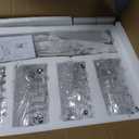 4 Lights Gold Chandelier Glass Long Pendant Light Fixtures, 21.3
