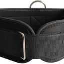 Fitness Resistance Belt Multi Functional Fitness Belt with 5 Rings for Weight Training and Resistance Training of Load Carrying Pull Up Belt Squat