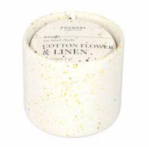 Foundry Candle Co. Cotton Flower & Linen, 16 oz