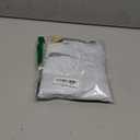 100pcs Blank Plastic Tags for Labeling Reusable Hanging Tags Ties Key Tag Storage Labels Waterproof Plastic Mark Label Writable Hang Sign with One Marker Pen (Yellow)