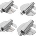 TEHAUX Sewing Machine Presser Foot Kit 7mm-10mm Rolled Hemmer Foot Set Attachment