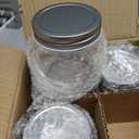 GUEQUITLEX Glass Mason Jars With Lids Genuine Preserve Jar 8oz, Canning Jars for Food Storage, Dry Food, Snacks, Candies, DIY Projects 8 Pack