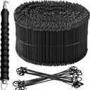 Cunno 2000 Pcs Reinforcing Steel Bar Ties 4 Inch 16 Gauge with Automatic Twister Tool