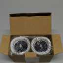 Solar Candles Outdoor Waterproof, 2 Pack Solar Flameless LED Rechargeable Candles with Flickering Glow, Dusk to Dawn Auto On/Off, Replaceable Battery, Lantern & Garden Decor, Holiday Gifts (3" x 4")