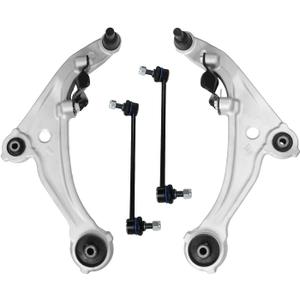 4 Pcs Suspension kit Lower Control Arms w/Ball Joints Sway Bar End Link Replacement for 2007-2012 Nissan Altima(Excludes Hybrid) and 2013 Altima ONLY Couple Models K620195 K750094