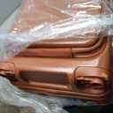 Joyway Expandable Carry On Luggage Sets with Front Pocket, Brown, 3 Piece Sets