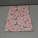 2 x GIOLAINY Pink Christmas Wrapping Paper for Girls Women Kids - Holiday Gift Wrap with Ornaments, Xmas Trees, Berries & Wreaths Designs - 4 Sheets (28 x 40 inches), Easy to Store