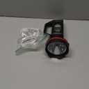 Rechargeable Spotlight Flashlight, High Lumens Handheld Spotlight,LED Searchlight with Shoulder Strap and USB Output for During Hurricane,Emergency, Storms, Outages,Hunting , Hiking, Camping(Black1)