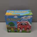 Aigybobo Farm Animals Big Barn Toys for 1 2 3 Year Old, Toddler Montessori Learning Toy, Farm Playset with Animal Figures and DIY Stickers, Christmas Birthday Gift for Baby Boys Girls Age 12-18 Months