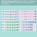 Jongyance American Mahjong Set(4 Layer) with Blue Carrying Bag, 160 Engraved Acrylic Tiles, 4 All-in-One Rack/Pushers, Mahjong Tiles Set (Ma Jong, Mah-Jongg, Majiang), 1 in x 1 in x 19 in