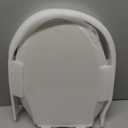 Huttdmel Potty Training Seat Built-in Toilet Seat, Elongated Toilet Seat 16.5inch with Baby Seat 2 in 1 Soft Close Quiet No Slapping, Magnetic Absorption, Easy Installation for Bottom Fixing Toilet