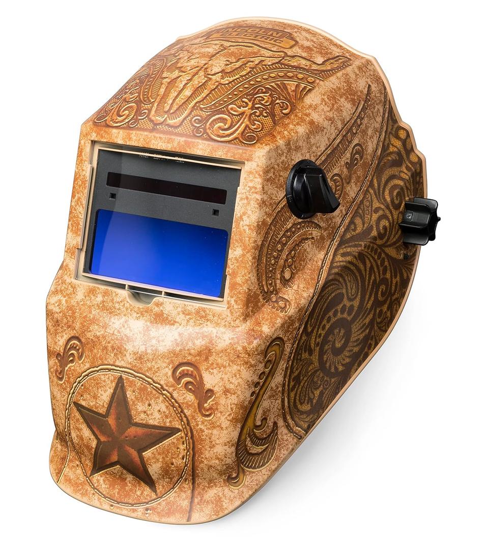 Lincoln Electric-K4134-1 Welding Helmet, Brown, Ratchet, Plastic