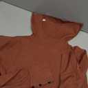 Womens Long Sleeve Turtle Neck, XL, Brick 