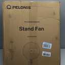 PELONIS 16'' Pedestal Fan for Bedoom with Remote, Upgraded, Standing Fan with 7-Hour Timer, 90 Oscillation, 3-Speeds, Adjustable Height, Electric Cooling Fans for Living Room and Office