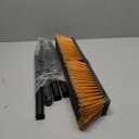 PBHEPJ 18 Inchs Push Broom Outdoor Heavy Duty, Shop Broom with 60" Long Handle for Cleaning Outdoor or Indoor Tile, Garage, Shop, Deck, Concrete, Wood, Stone, Patio Floor