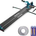VEVOR Manual Tile Cutter, 48 inch, Porcelain Ceramic Tile Cutter with Tungsten Carbide Cutting Wheel, Infrared Positioning, Anti-Skid Feet, Durable Rails for professional installers or beginners