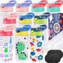 Joyclub 10 Pack Kids Sublimation Tumbler Water Bottle Blanks Insulated Tumbler Stainless Steel Children Sublimation Cups for DIY Craft Heat Press Print (10 pack)