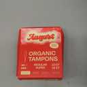 August Super + Regular Tampons - 24-Pack (12 + 12) 100% Organic Cotton Tampons for Women and Anyone Who Menstruates, Non-Toxic, Fragrance-Free, and Hypoallergenic with Long Applicators