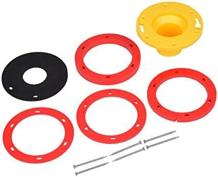 Oatey Toilet Flange Extender Kit 1/4- 1 5/8 in,Red and Yellow Oatey Toilet Flange Extender Kit 1/4- 1 5/8 in,Red and Yellow