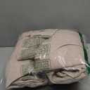 MIULEE Natural Beige Linen Curtains 96 Inches Long 2 Panels for Bedroom Living Room, Soft Linen Textured Window Drapes Semi Sheer Light Filtering Back Tab Rod Pocket Farmhouse Burlap Look Decor