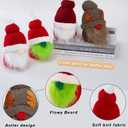 2 x 4pcs New Christmas Decoration sit Rudolph Doll Christmas Children Gift Hotel mall Window Decoration Christmas Decorations Indoor