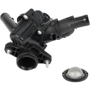 Engine Coolant Thermostat Housing Compatible with Mercedes-Benz GLA250 GLA45 AMG 2015-2020/CLA250 CLA45 AMG 2014-2019 Replacement for 2702000415 2702000615 2702002200 9025187 936207