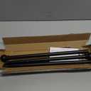 Curtain Rods for windows 32-48 inch, 5/8 inch Decorative Curtain Rod Set, Matte Black Splicing Heavy Duty Metal Curtain Rod with Brackets