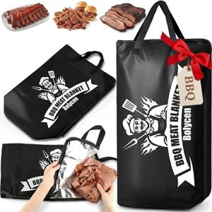 Insulated Meat Blanket Bag, 23 Inch Brisket Resting Smoker BBQ Accessory