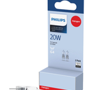 Philips 20W 12V Clear G4 Base T3 Halogen Landscape Cabinet Light Bulb 2 Packs Each, 3 Sets