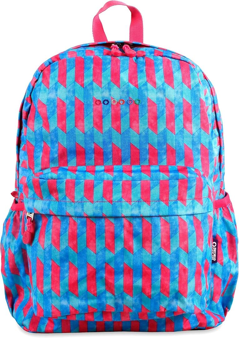 J World New York Unisex Kid's Oz School Backpack for Girls Boys. Cute Bookbag, Nordic, One Size